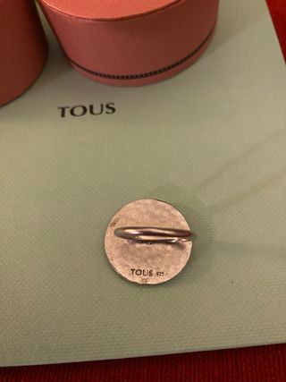 Anillo Rubb Tous plata espinelas