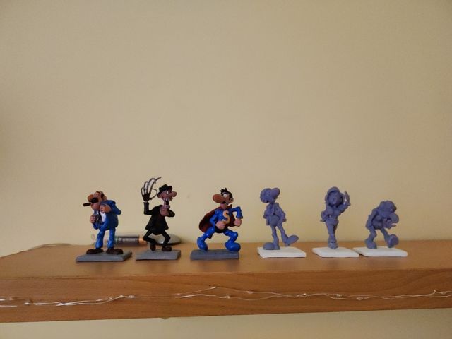 Figuras custom 3d superlopez,mortadelo etc