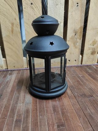 Candelabro negro - Ikea 