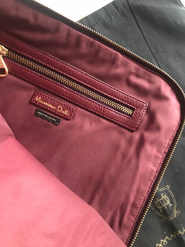 Cartera cuero Massimo Dutti