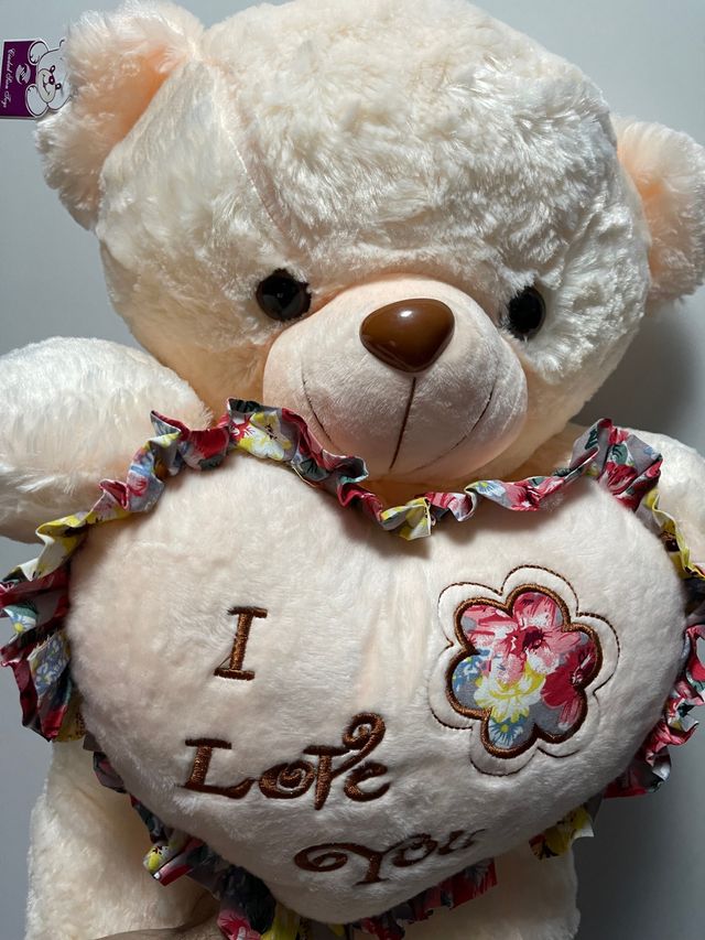 Oso xl de peluche, regalo para san Valentín.