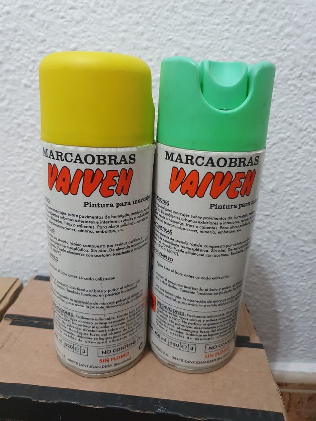 2 Sprays de pintura 400ml vaiven