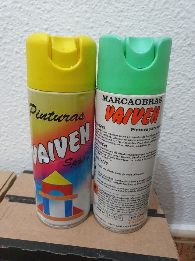 2 Sprays de pintura 400ml vaiven