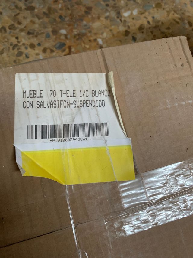 Mueble suspendido baño