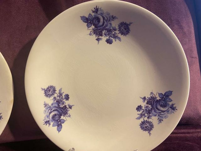 antiguo platos de la cartuja