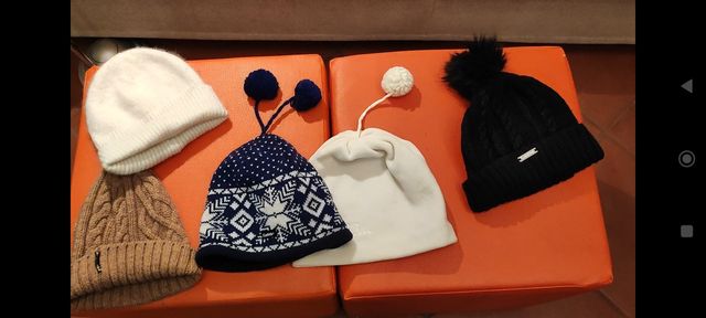 berretti da sci per bambino o bambina vari colori