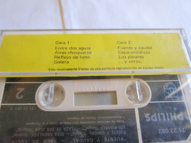 PACO DE LUCIA CASSETTE EN PERFECTO ESTADO