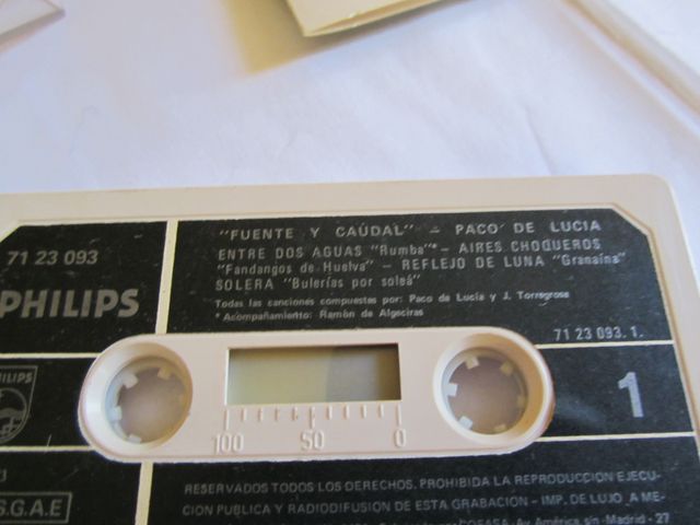 PACO DE LUCIA CASSETTE EN PERFECTO ESTADO