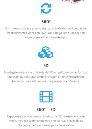 occhiali realtà virtuale VR BOX 3D