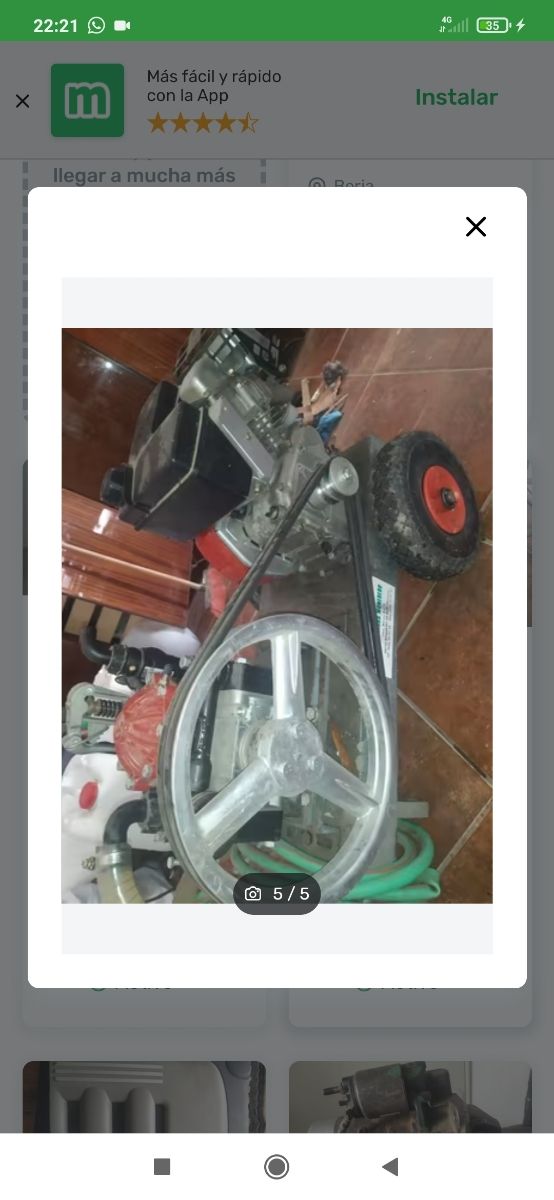 MOTOR DE SULFATO O AGUA