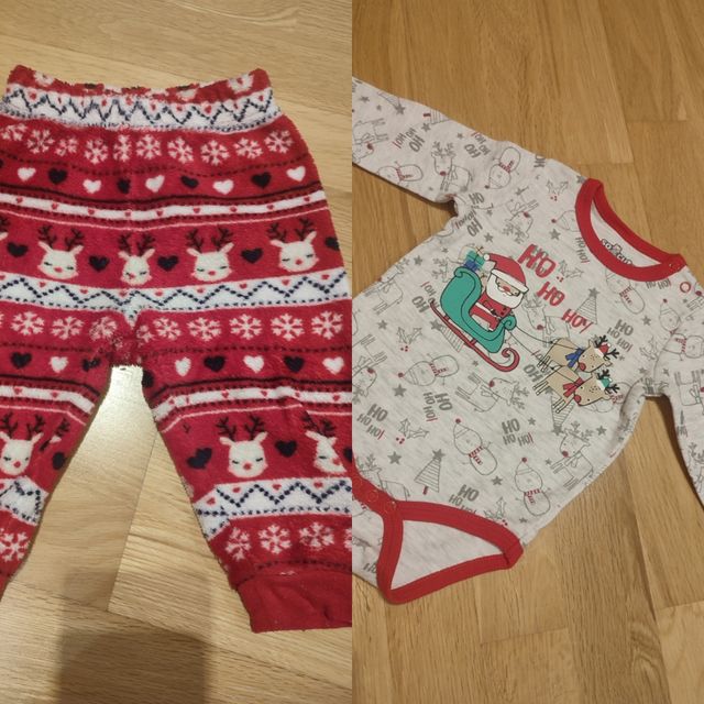 Lote de Body y Pantalón NAVIDAD