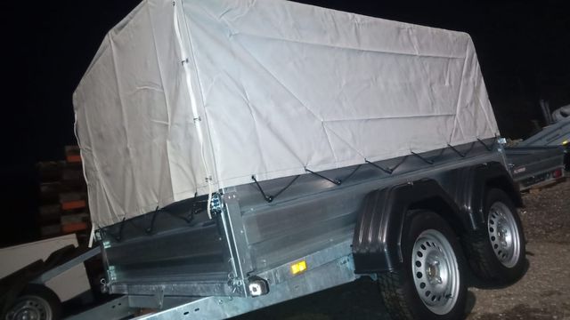 REMOLQUE NUEVO GALVANIZADO DOBLE EJE CON LONA