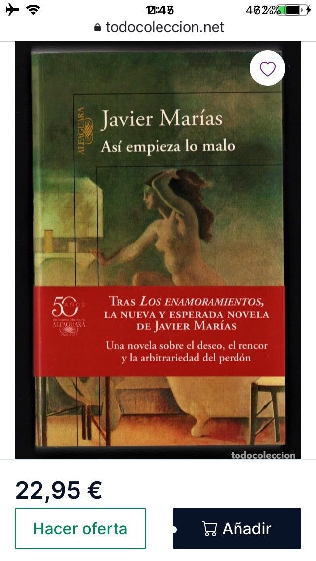 Libros " El ocho" y "Así empieza lo malo" etc..