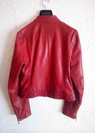 VINTAGE - CAZADORA - PIEL DE BÚFALO - TALLA 34/36