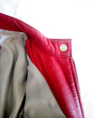 VINTAGE - CAZADORA - PIEL DE BÚFALO - TALLA 34/36
