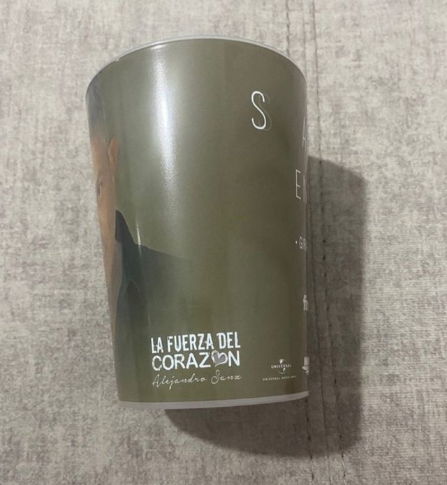 Vaso gira Alejandro Sanz