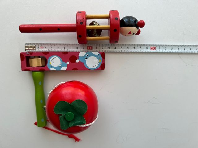 3 Juguetes madera para bebé