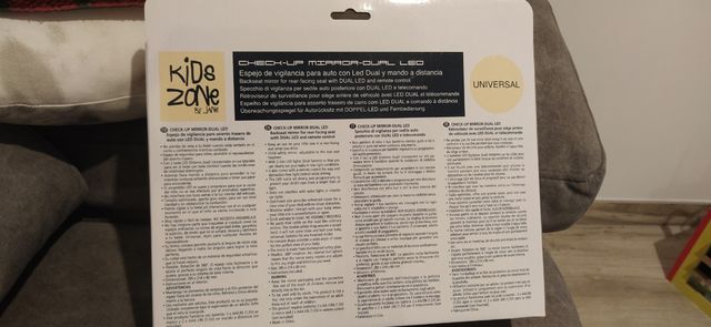 Espejo de vigilancia con led y mando