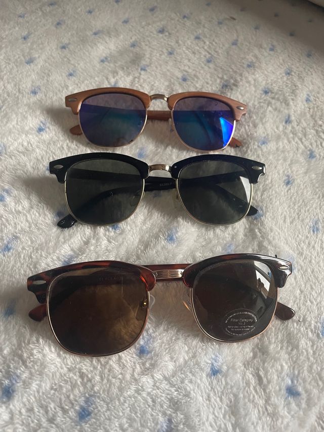 3 Pares de gafas de sol