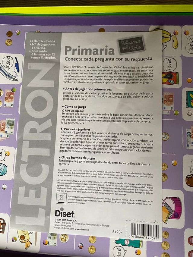 Lectron primaria. Esta nuevo.
