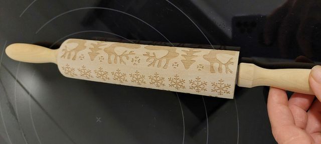 Rodillo grabado en relieve