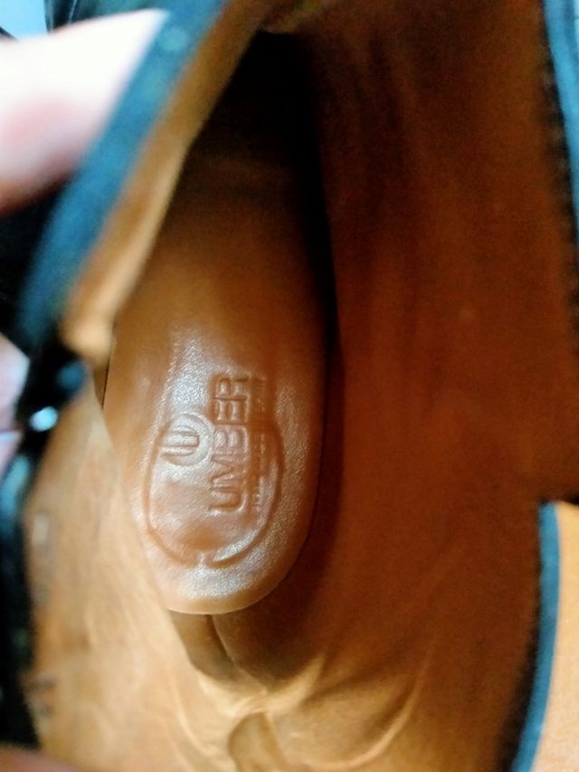 Botines de piel negros, talla 36