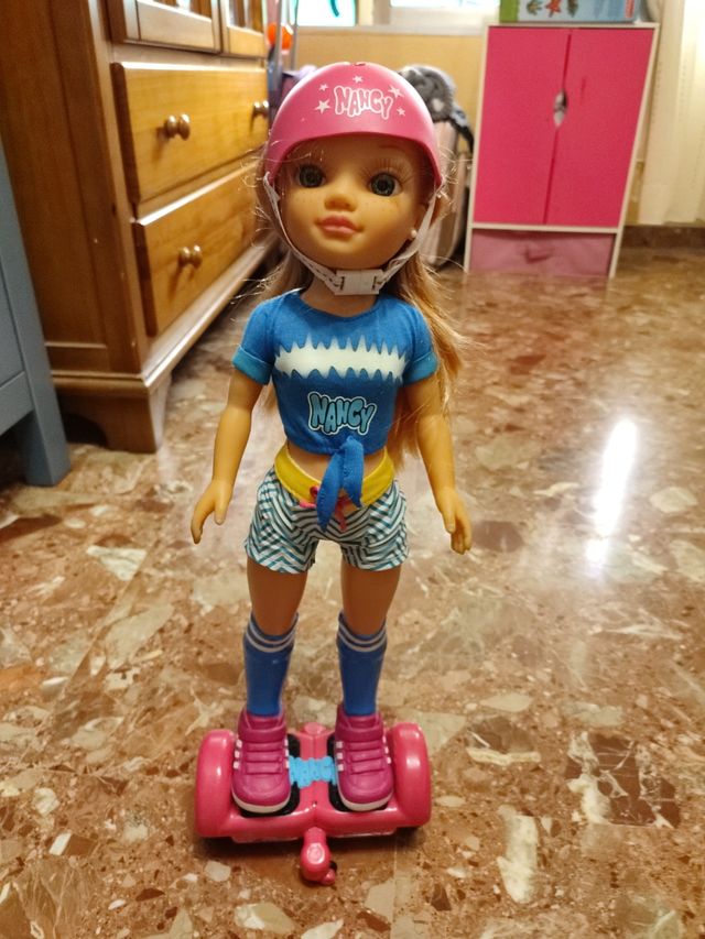 Nancy en hoveboard