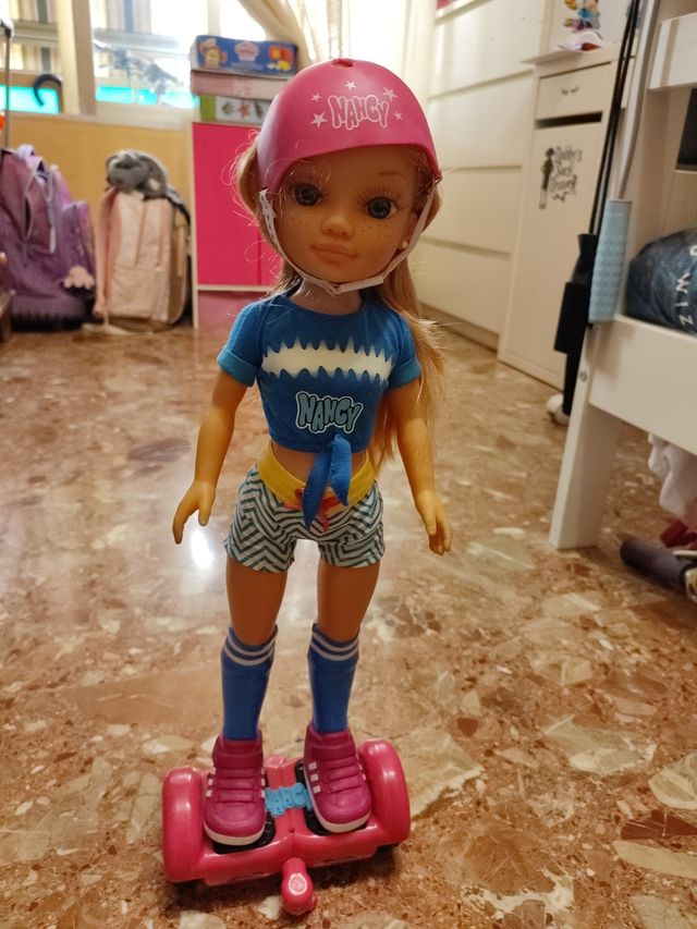 Nancy en hoveboard
