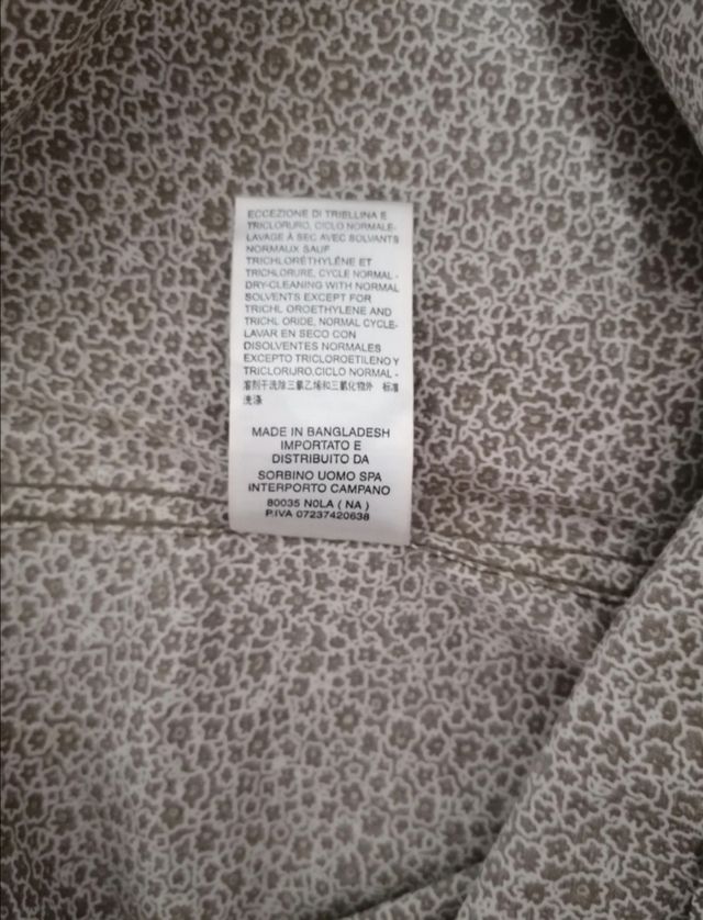 Camicia uomo Sorbino