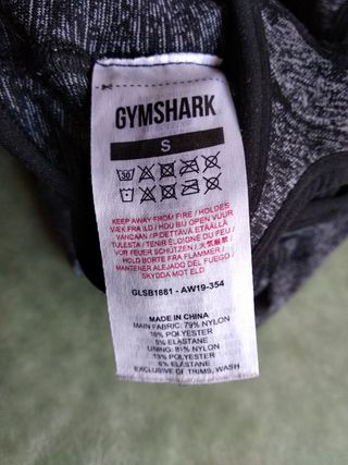 top gym shark original talla s