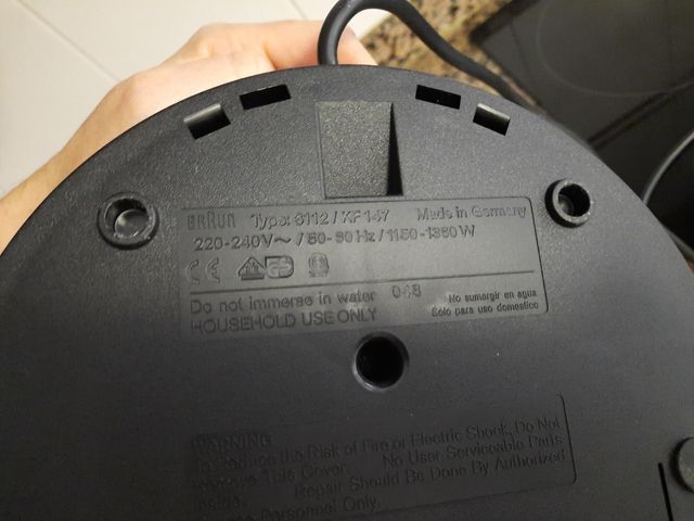 Cafetera marca Braun.