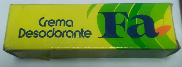 Desodorante Fa en crema, años 80.
