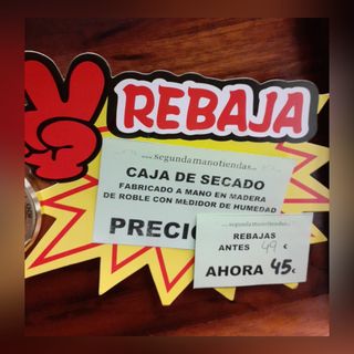 🎁 CAJA DE SECADO EN MADERA CON MEDIDOR DE HUMEDAD
