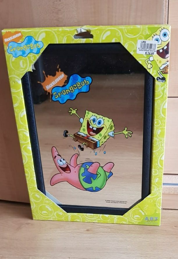 Un bonito espejo de Bob Esponja!! para decorar