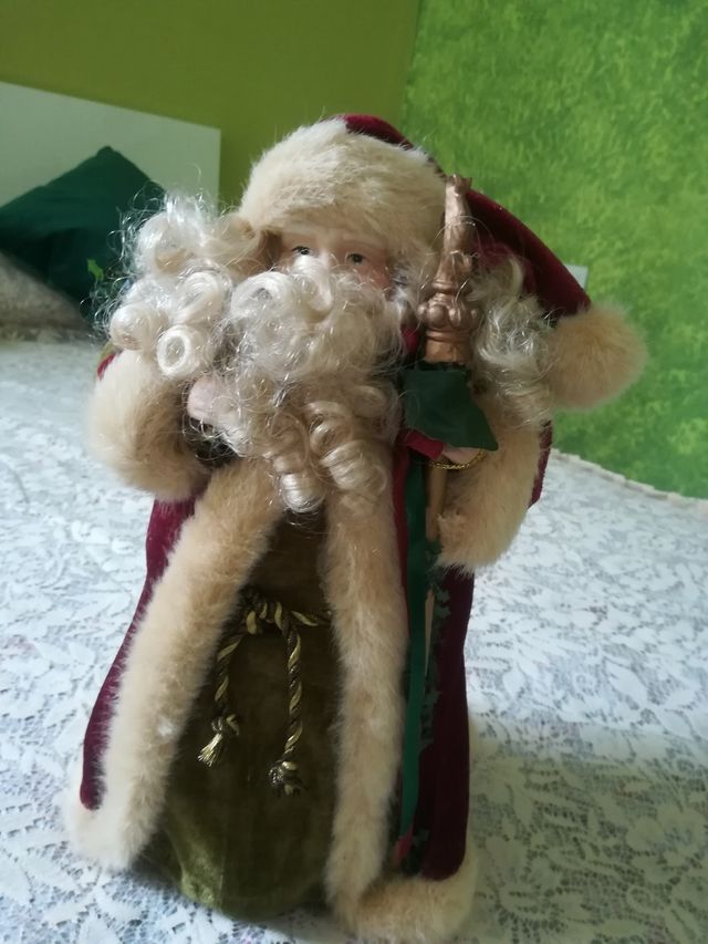 papa noel, centro mesa