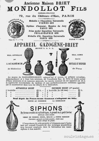 Sifón Francés Briet-París 
