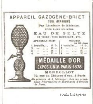 Sifón Francés Briet-París 