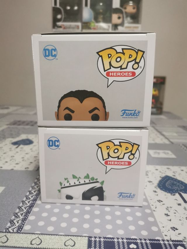 Lote funko pop BLACK ADAM Y THE JOKER KING