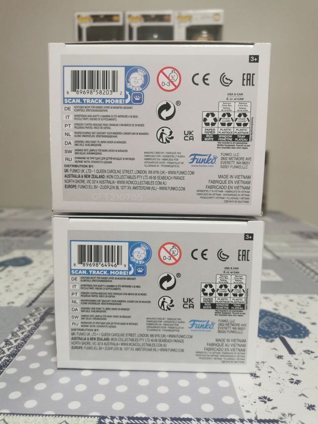 Lote funko pop BLACK ADAM Y THE JOKER KING