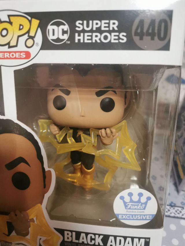 Lote funko pop BLACK ADAM Y THE JOKER KING
