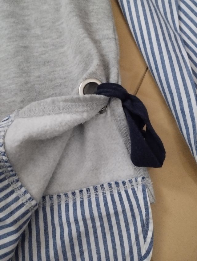 suéter de mujer de Springfield, talla S color gris