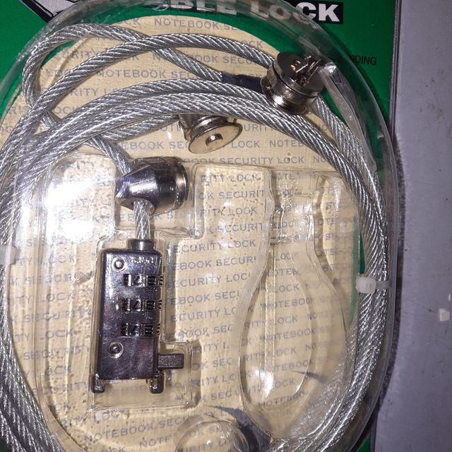 cable candado antirobo de seguridad