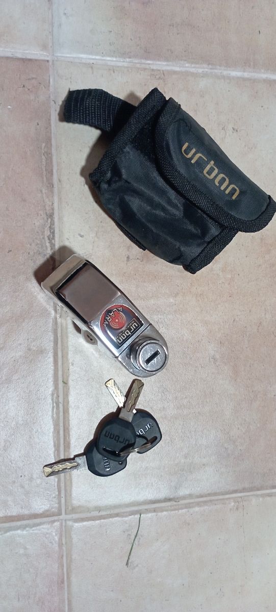 candado disco para moto