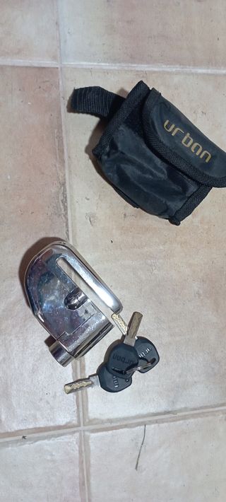 candado disco para moto