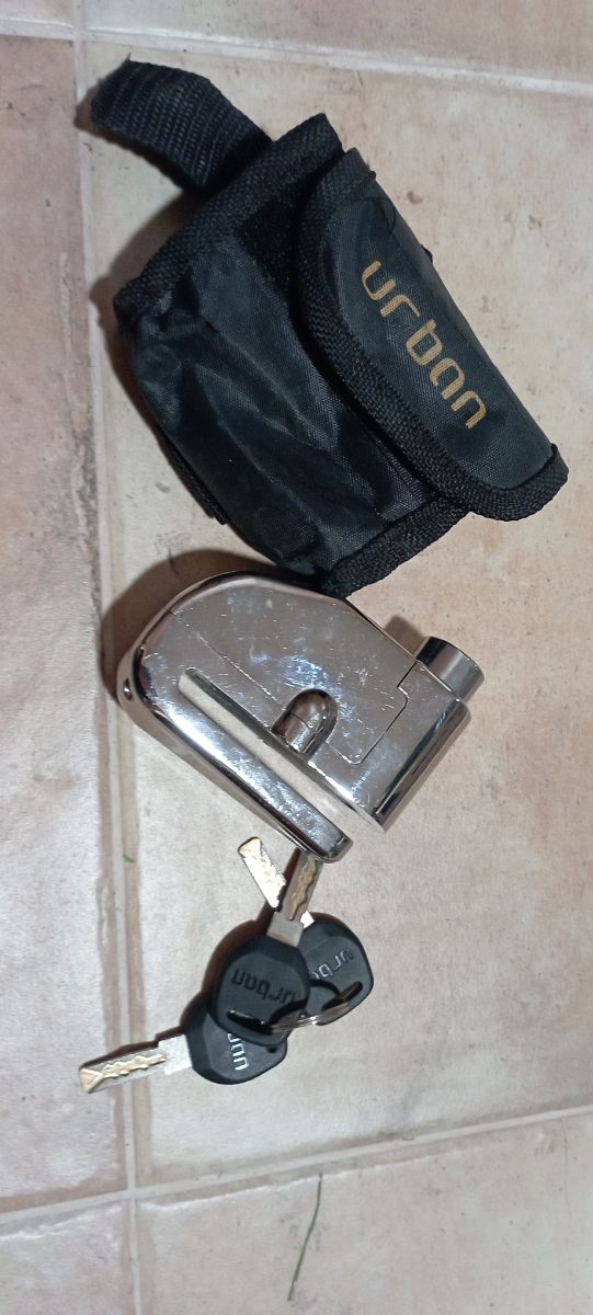 candado disco para moto