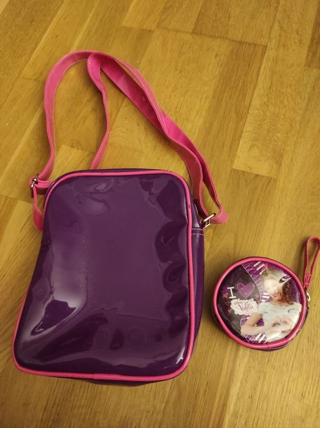 Bolso y monedero Violetta