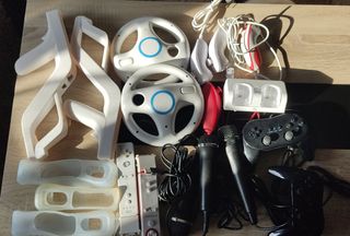wii completa, accesorios y juegos 