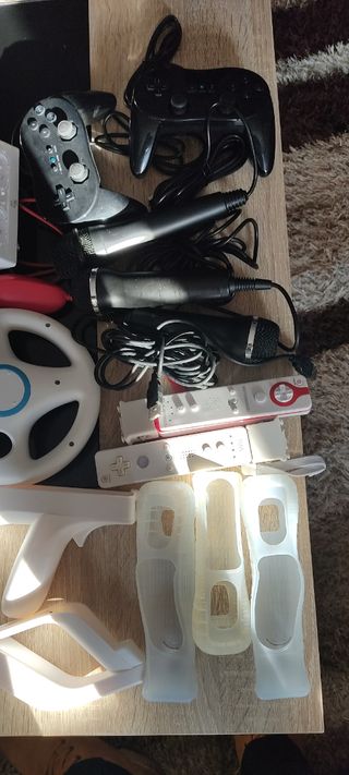 wii completa, accesorios y juegos 