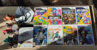 wii completa, accesorios y juegos 