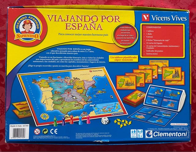 Juego de mesa Viajando por España